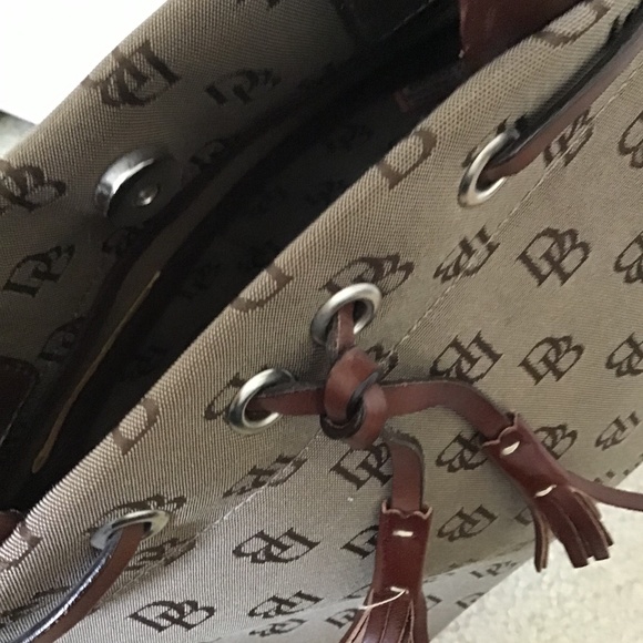 DOONEY & BOURKE MINI TASSEL LOGO HANDBAG - Picture 7 of 16